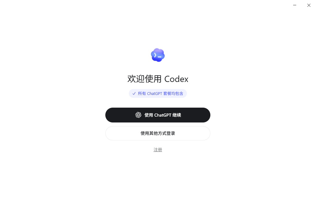 Codex Windows 桌面应用首次启动